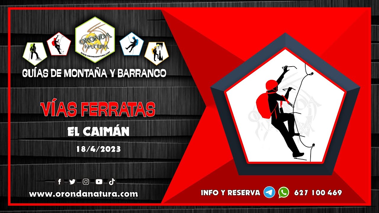 Vía Ferrata El Caimán 18/4/2023 | ORONDANATURA