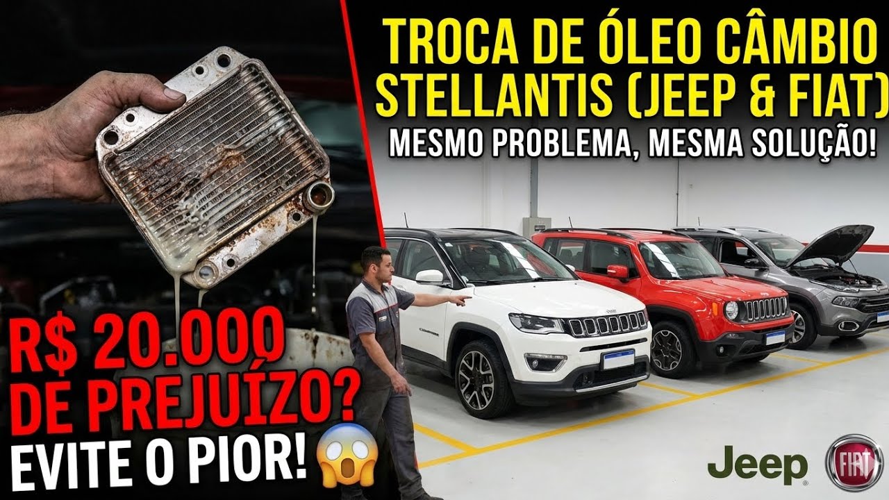 O VILÃO DO JEEP/FIAT: Como um simples aditivo destrói o câmbio da Compass e Toro.
