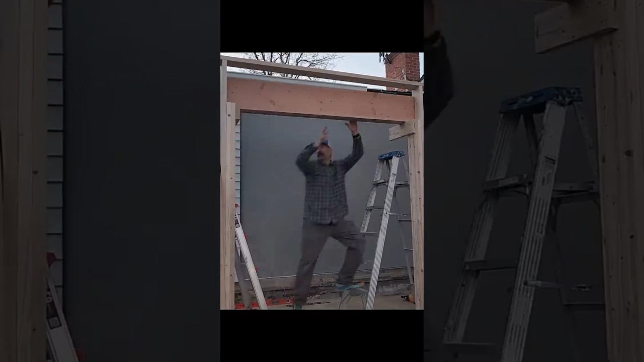 Framing a Wall ALONE: Will It Hold? (Home Addition Framing)