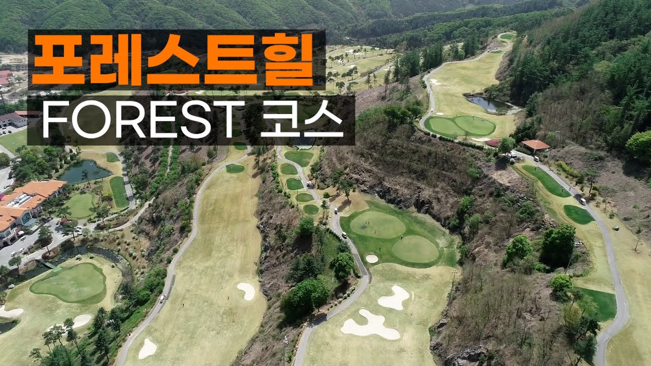 포레스트힐 CC 포레스트코스. 코스공략. 라운드전 한번에 파악하기.
