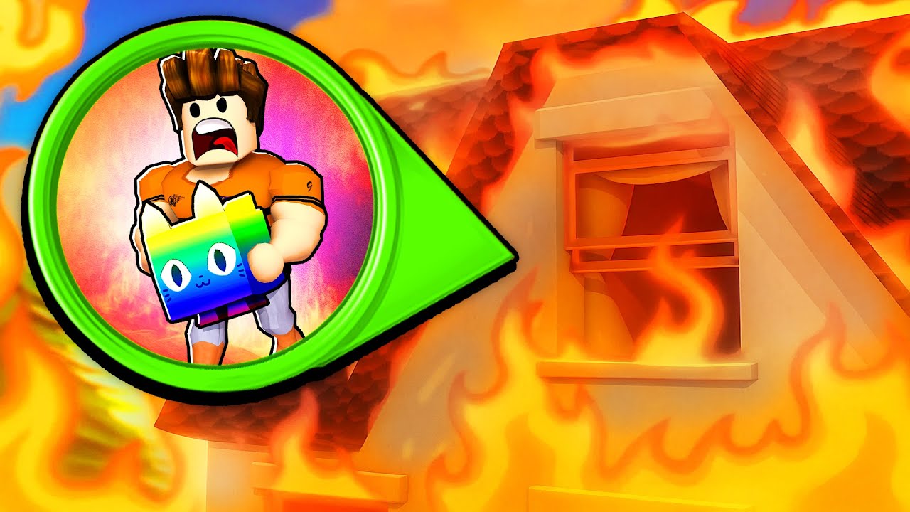 Selamatkan Binatang Yang Terperangkap Dalam Bangunan Terbakar 🔥🗿🔥┃Rescue Animals Roblox Malaysia