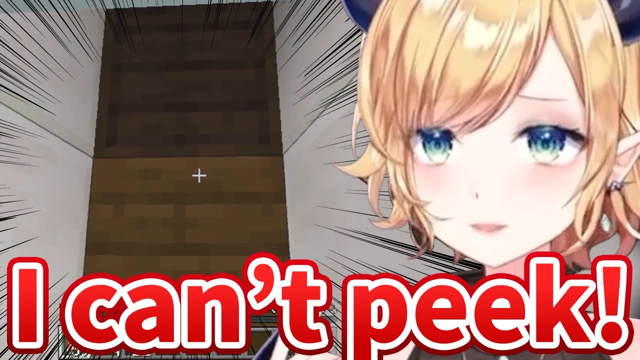 Choco gets angry after noticing her 2nd peeking spot also got blocked [Hololive/Eng sub]