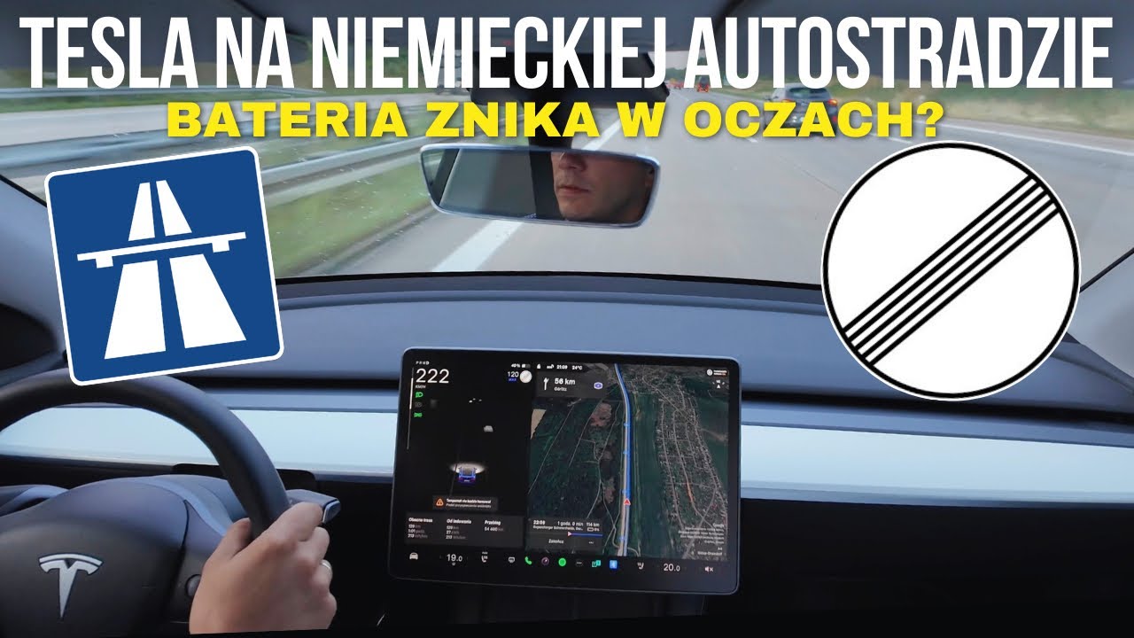 TESLA Y na niemieckiej autostradzie - jazda bez ograniczeń? TEST