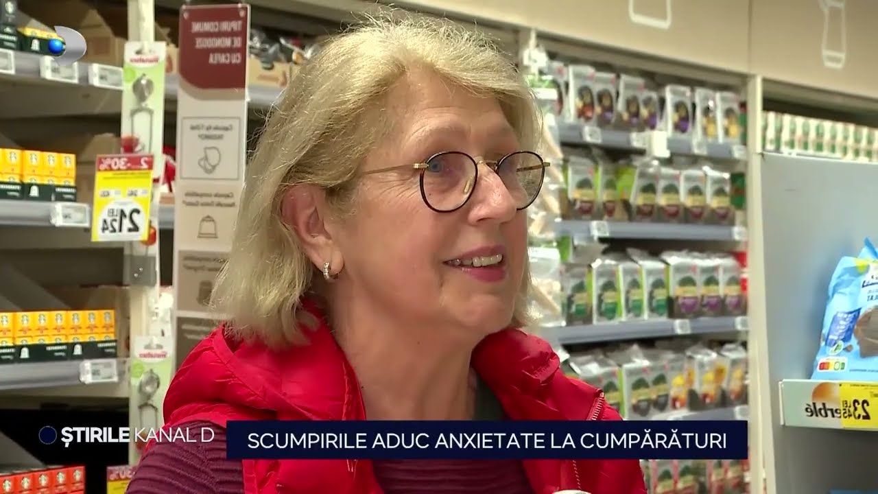 Stirile Kanal D - Scumpirile aduc anxietate la cumparaturi! | Editie de seara