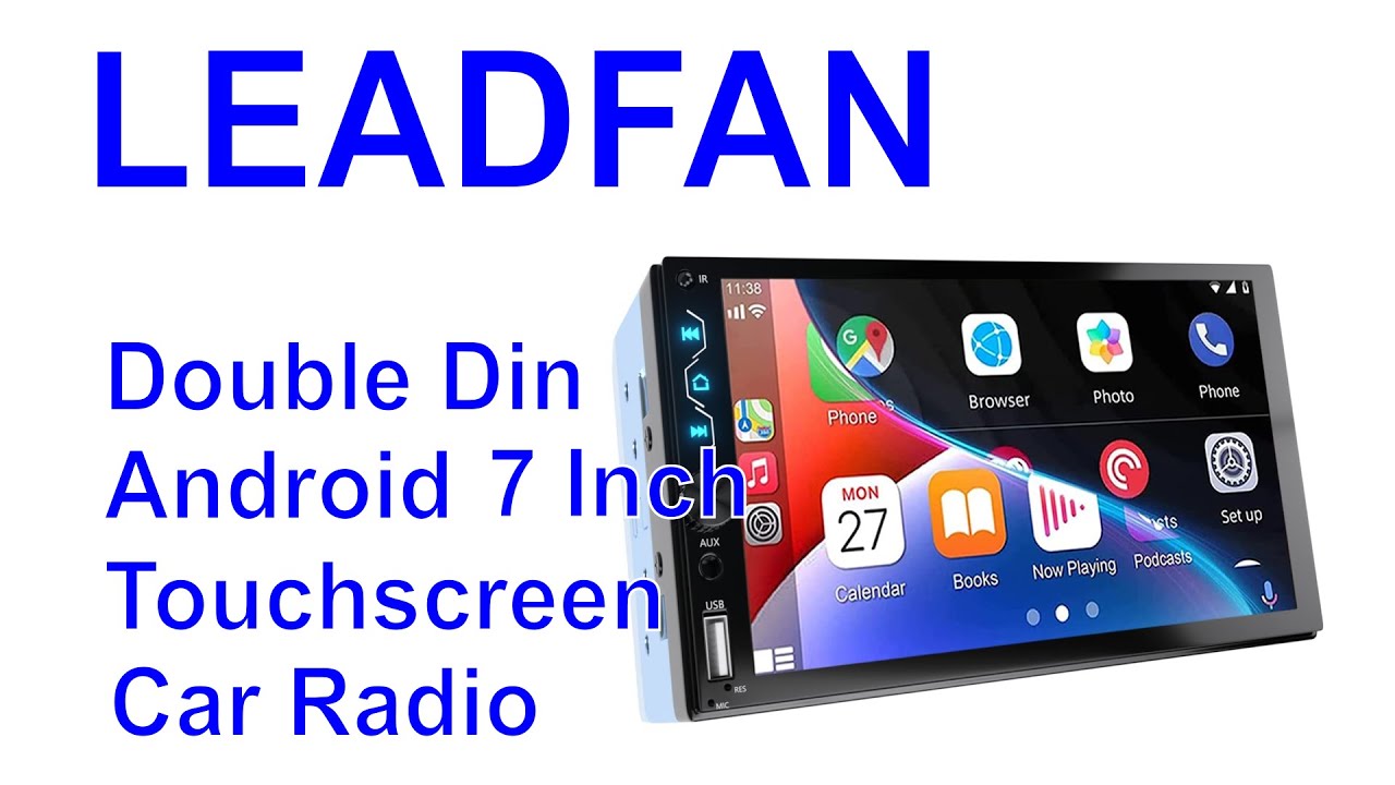 Leadfan Double Din Android 7 Inch Touchscreen Car Stereo Radio - unboxing