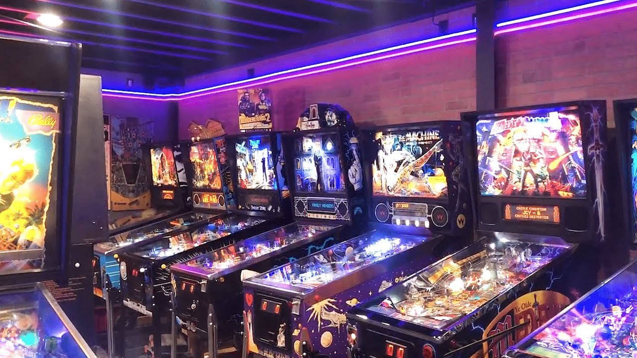 Texan spent 15 years creating this impressive backyard arcade.
