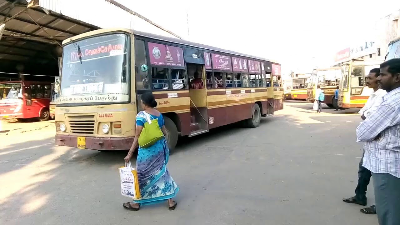 Chennai MTC Bus | Wandering At | Thiruvanmiyur Bus Stand