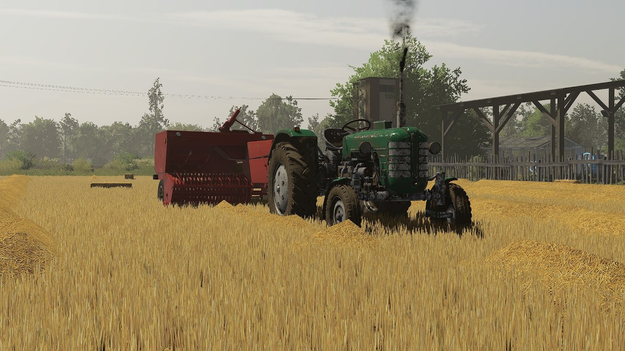 Fs22 Na Polskiej Wsi 😎Prasowanie słomy👍