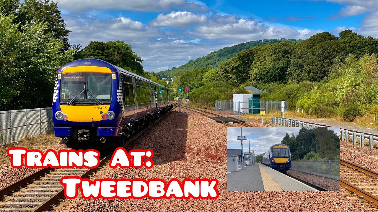 Trains At: Tweedbank (Borders railway terminus) 1/8/22