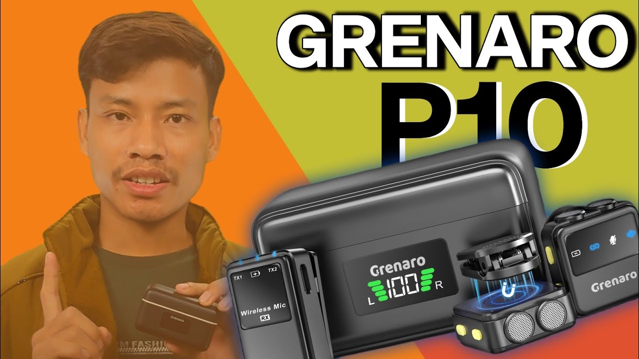Grenaro P10 Wireless Microphone || Budget Friendly Mic Unboxing || AMT Vlogs 
