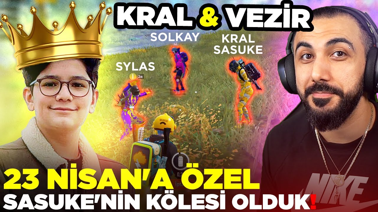 SASUKE'NİN KÖLESİ OLDUK!! 😂 (KRAL & VEZİR) | PUBG MOBILE