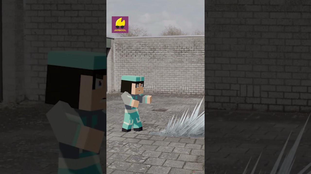 Boboiboy Ais Mengganas! ❄️ (Minecraft Animation) #vfx #blender