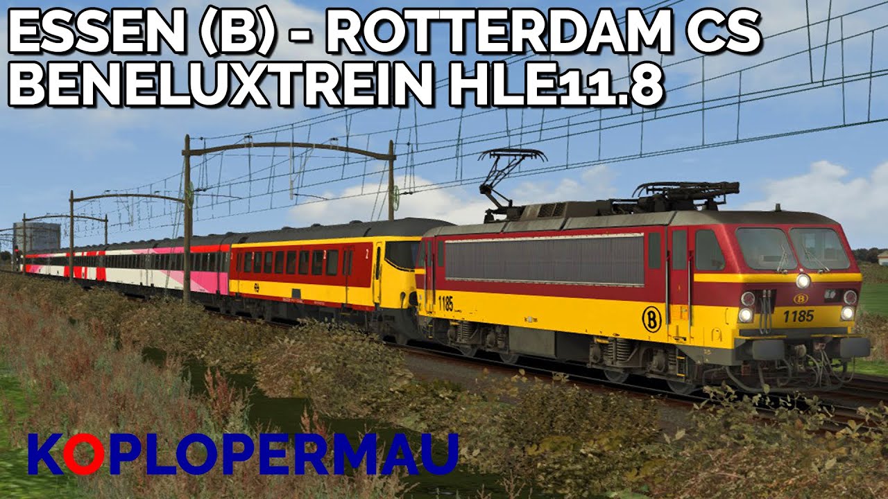Train Simulator 2022: NMBS HLE11.8 van Essen (B) naar Rotterdam Centraal met Beneluxtrein!