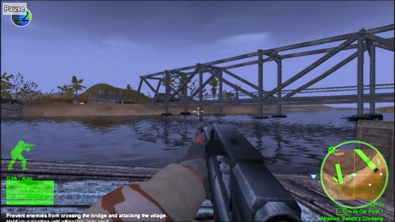 Delta Force Black Hawk Down Walkthrough: Bandit's Crossing HD