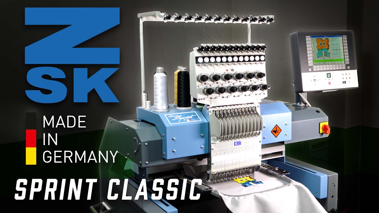 Introducing ZSK Sprint Classic Embroidery Machine