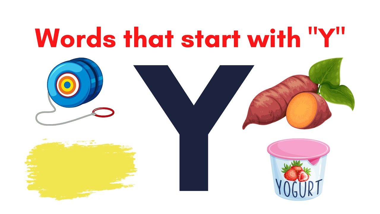 Words That Start with Y for Kids