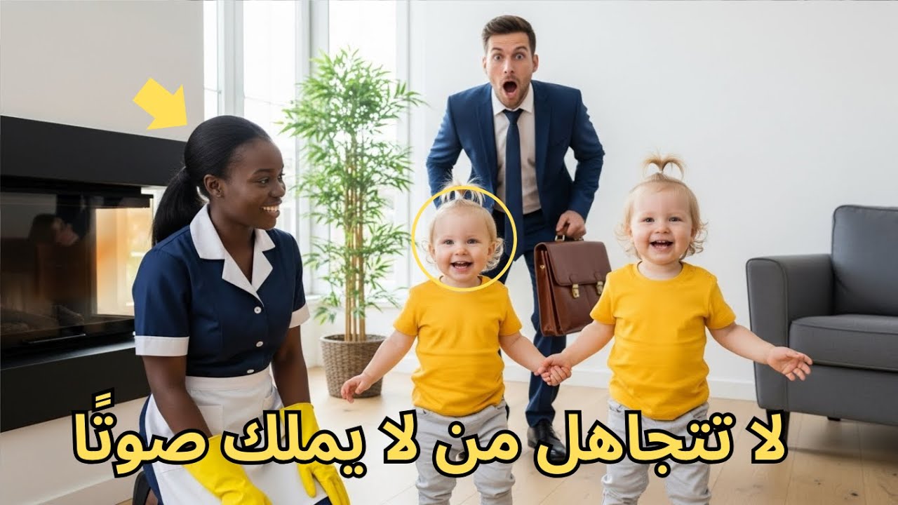 توأما ملياردير وُلدا مشلولين ولا يتكلمان… وما فعلته الخادمة السوداء غيّر كل شيء! 😱