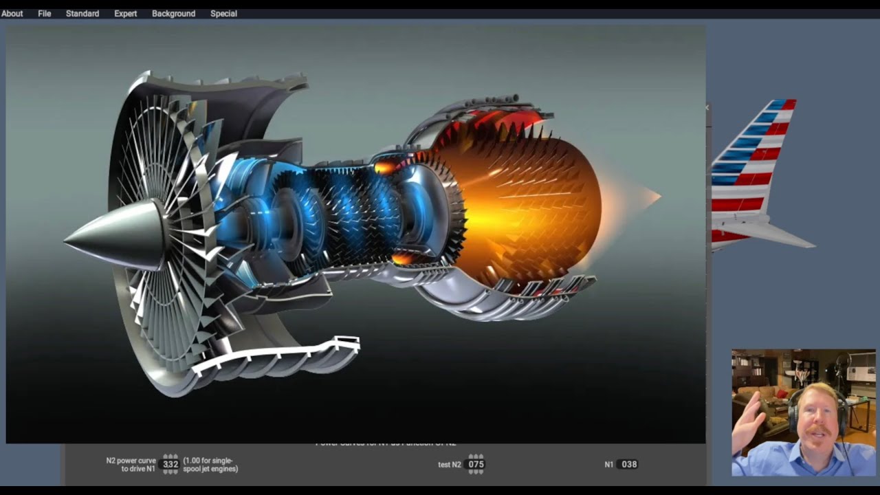 X-Plane 12's Jet Engine Thrust Model