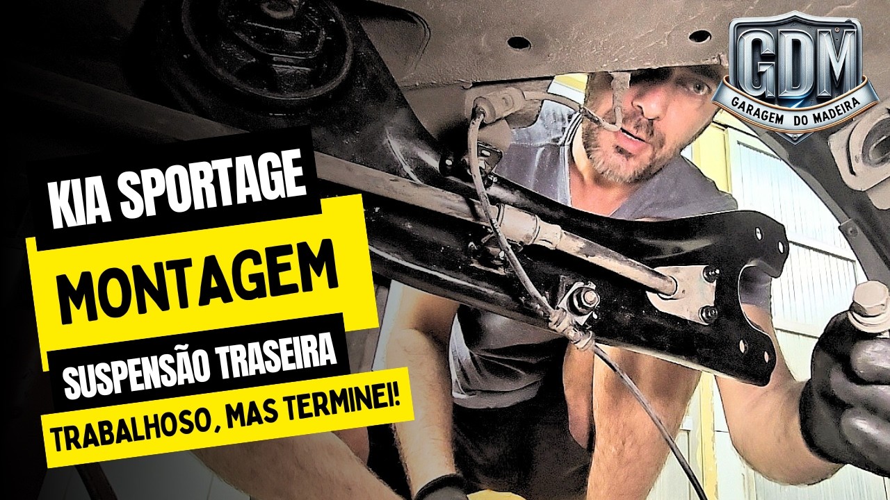 KIA SPORTAGE - MONTAGEM COMPLETA DA SUSPENSÃO TRASEIRA APÓS A TROCA DE TODAS AS BUCHAS DE SUSPENSÃO