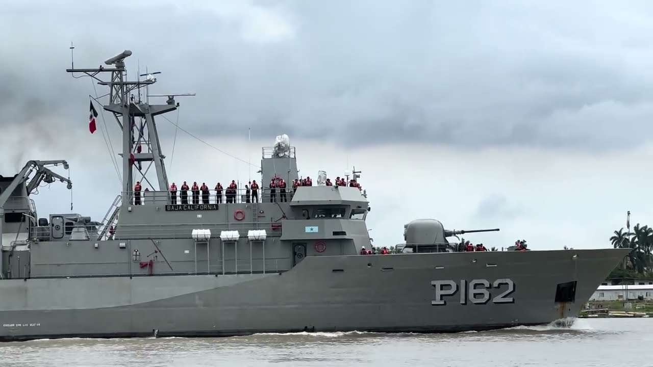 Patrulla  ARM Baja California PO-162 Hecho en Tampico, México.