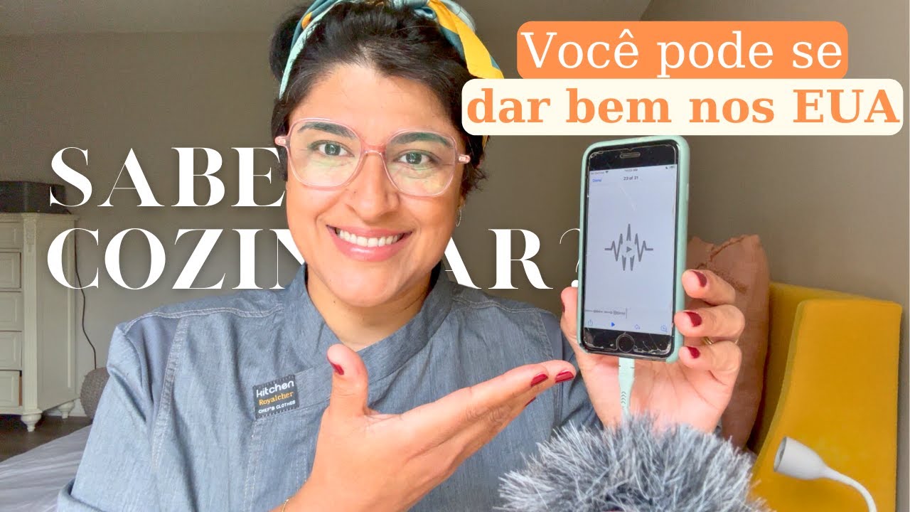 COMO COMEÇAR COMO PERSONAL CHEF NOS EUA - investimento BAIXO! | Bate-papo com inscrita
