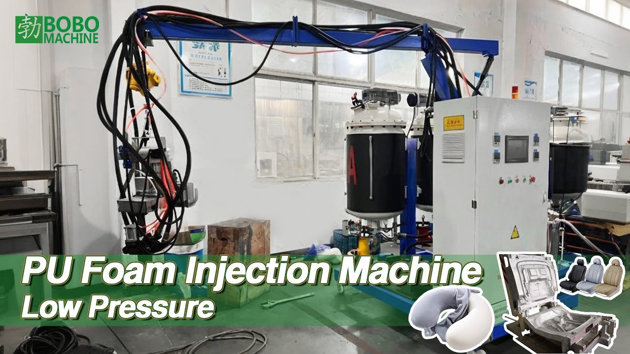 Low Pressure Polyurethane Foam Inejction Machine Used For Pu Memory Pillow, Cushion, U shaped Pillow
