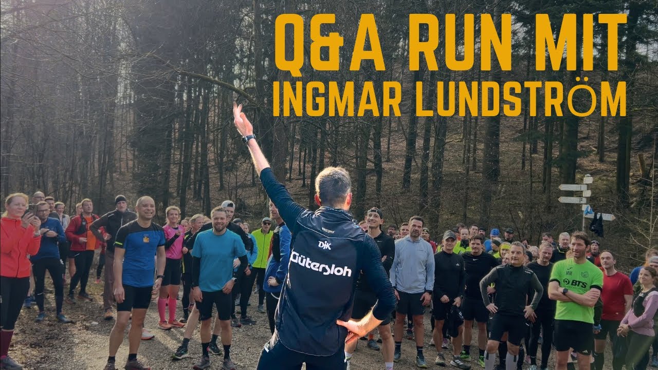 Q&A Run mit Ingmar Lundström beim Training für den Hermannslauf