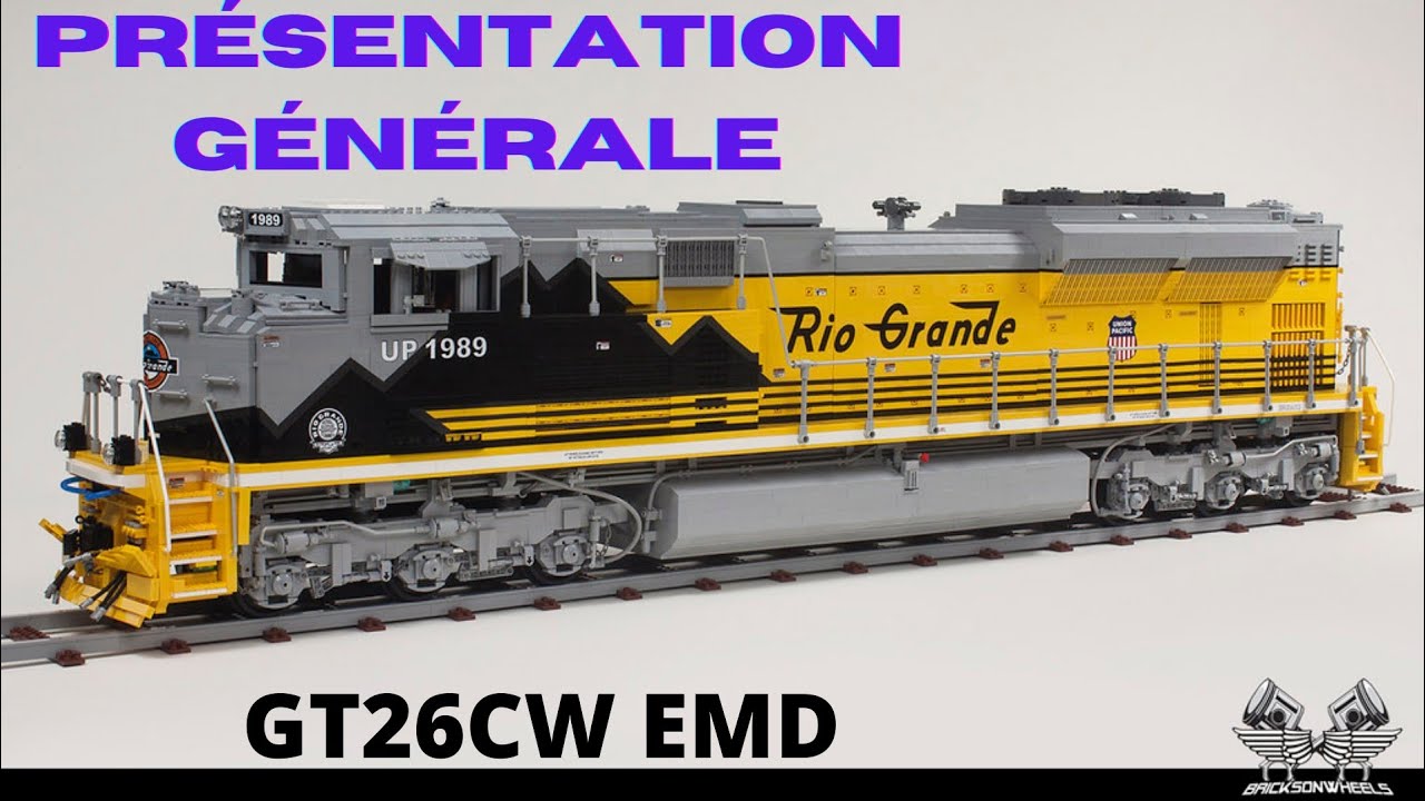 SNTF . EMD Général Motors. LOCOMOTIVE DIESEL ÉLECTRIQUE          GT26CW (Part 1)