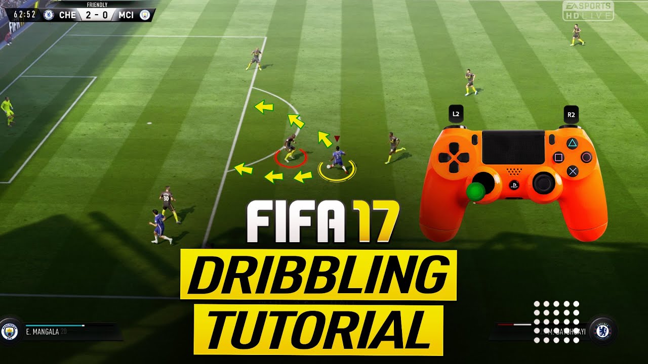 FIFA 17 DRIBBLING TUTORIAL - THE SPEED DRIBBLING - MOST EFFECTIVE FACE UP DRIBBLING - HOW TO DRIBBLE