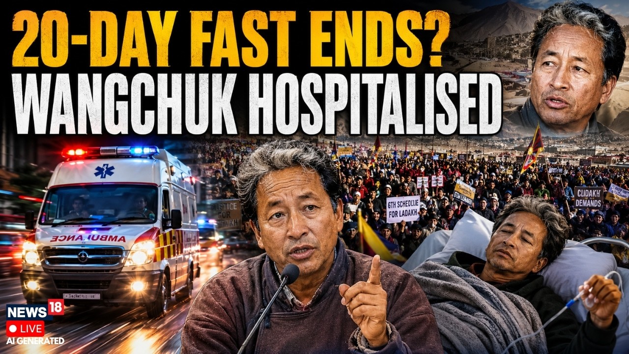 Jantar Mantar Protest LIVE: Activist Sonam Wangchuk Taken To Hospital On Day 21 Of Hunger Strike