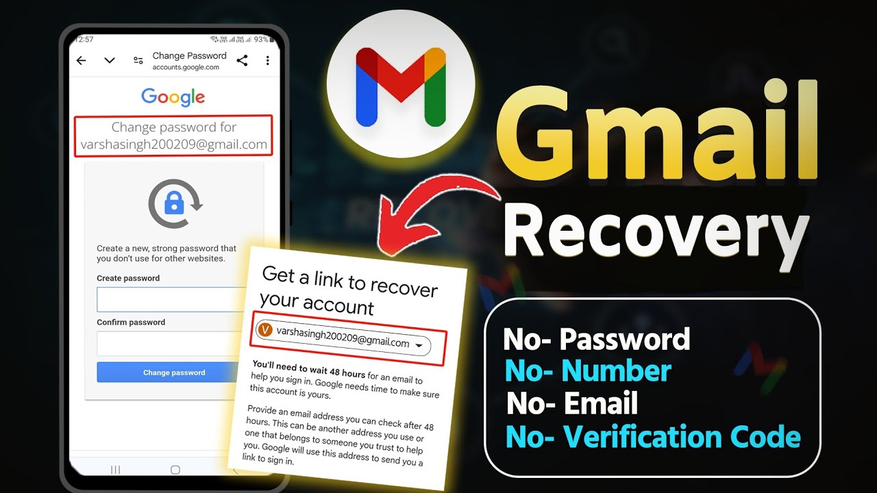 How To Recover Google Account Without number password and Email | Gmail Account Recover 2024