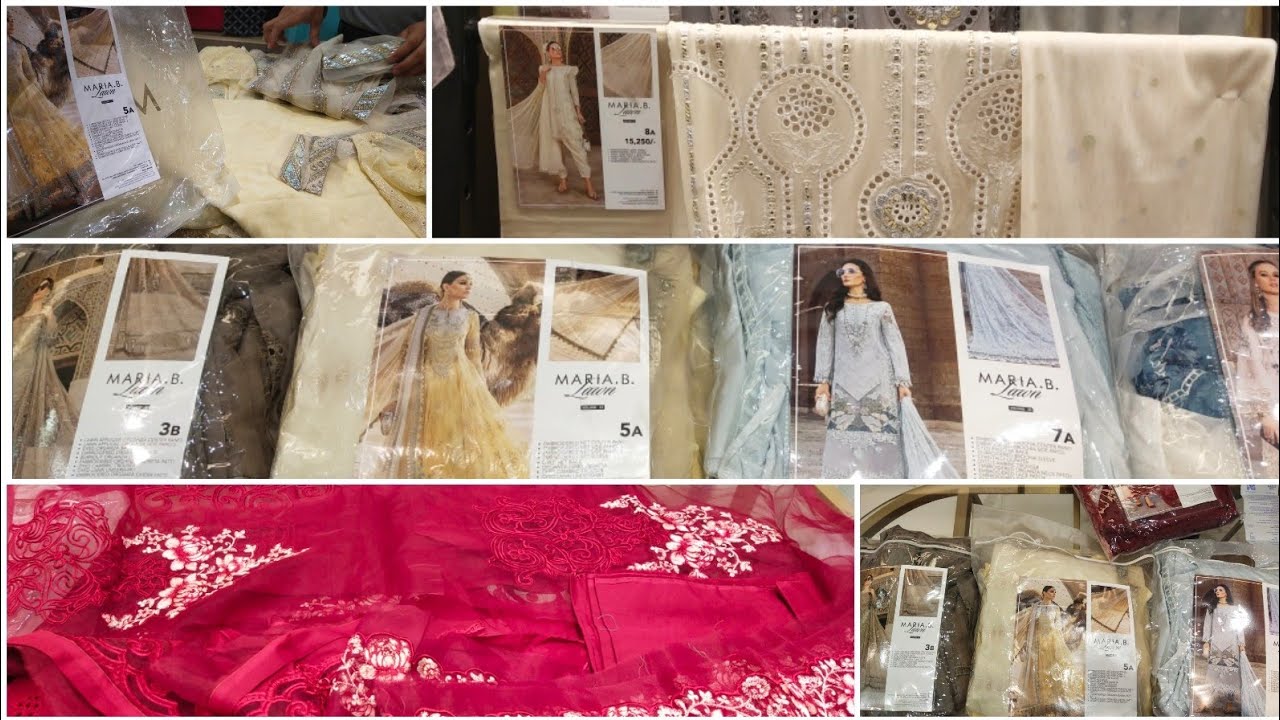Maria.B. unstitched luxury lawn collection 2023😍 | Shopping Haul🛍💃@MeriumAhmad