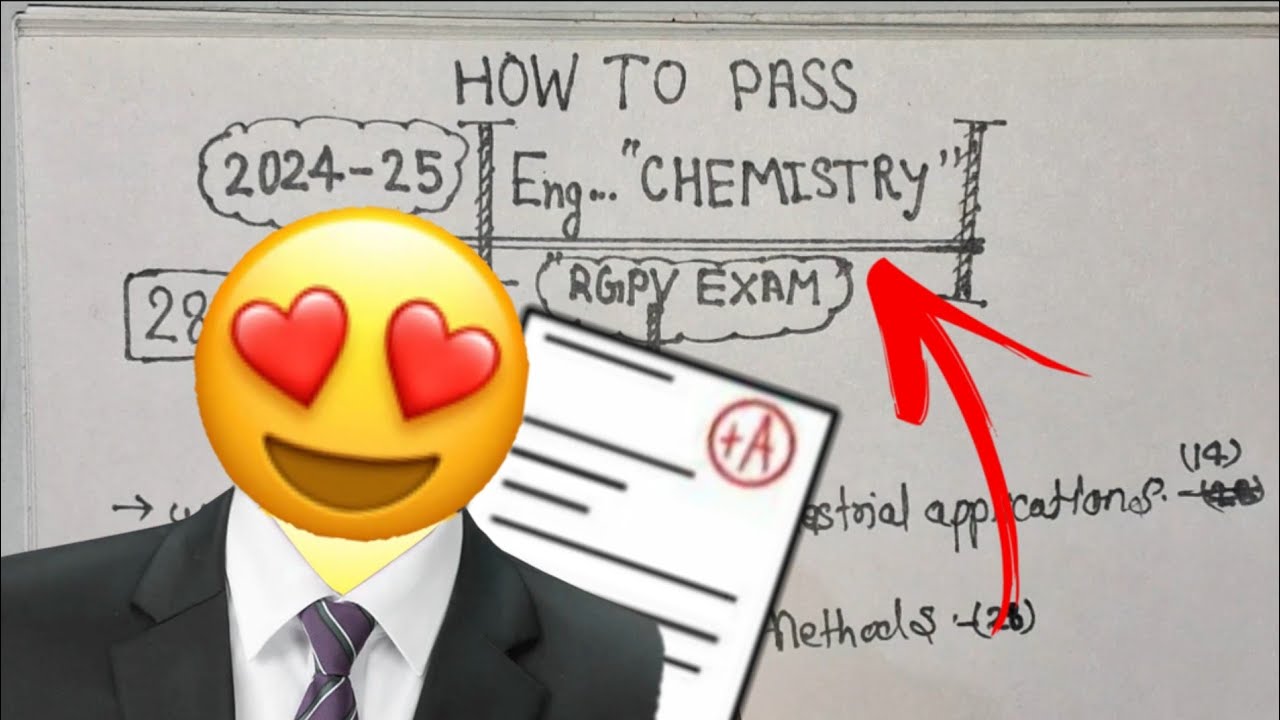 How to pass RGPV exam Engineering Chemistry tricks and 28 January ka paper