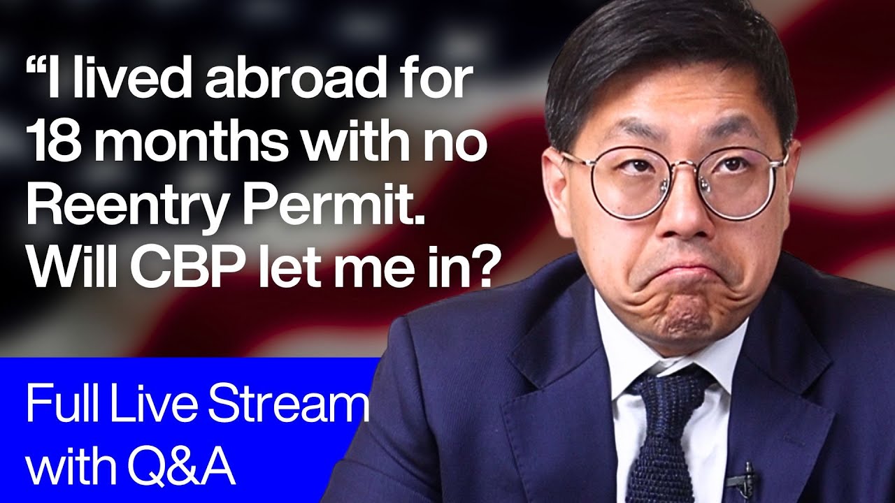Live Immigration Q&A | Daca & Advance Parole Green Card Holder without Criminal History, K-1 Visa