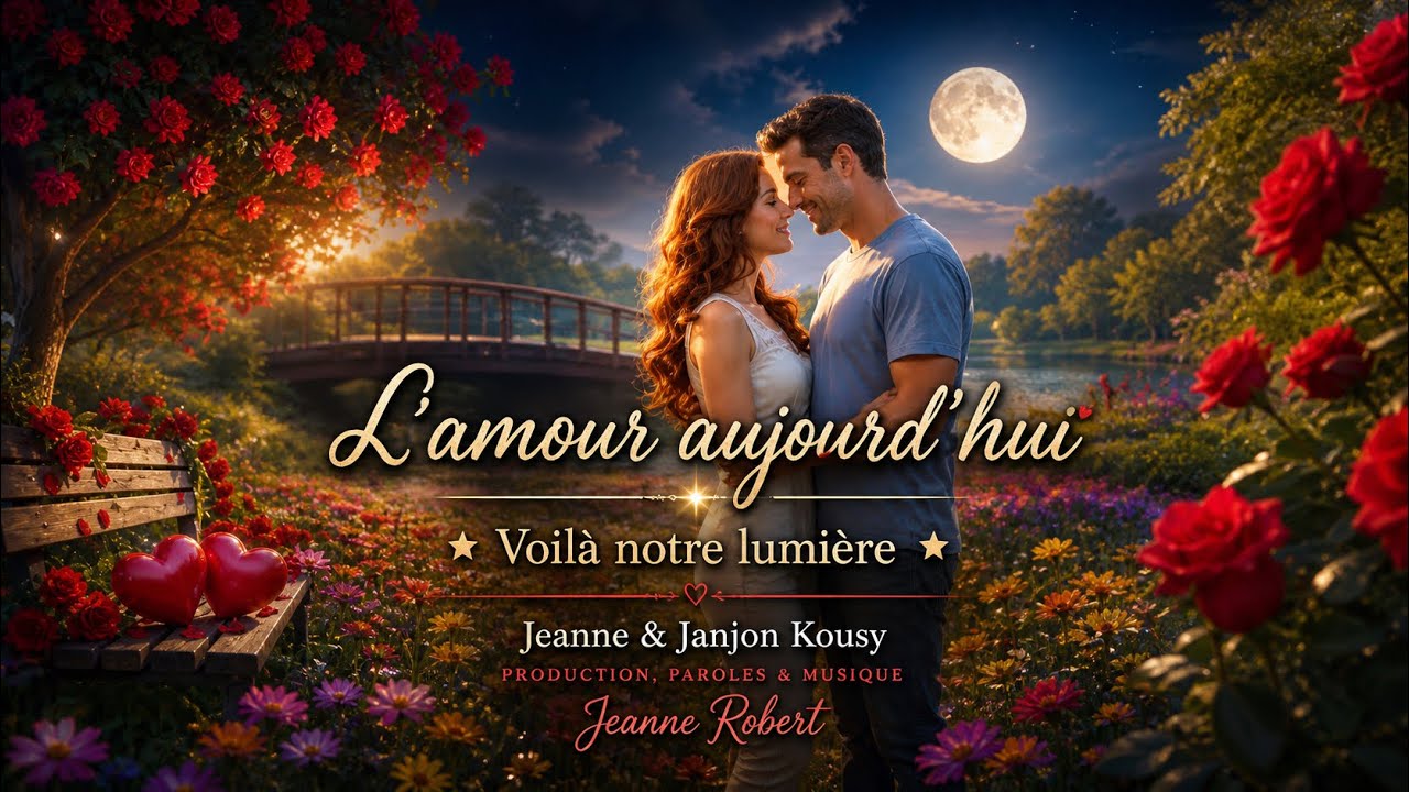 L’amour aujourd’hui, voilà notre lumière / Shuffle country romantique avec paroles - Duo