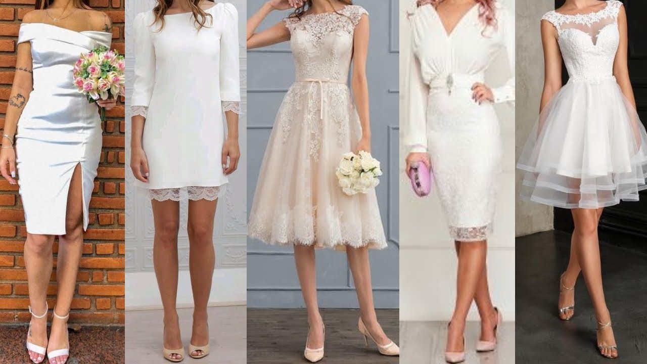 BELLOS ELEGANTES Y SENCILLOS VESTIDOS PARA BODA O CASAMIENTO CIVIL EL VESTIDO PERFECTO PARA UNA BODA
