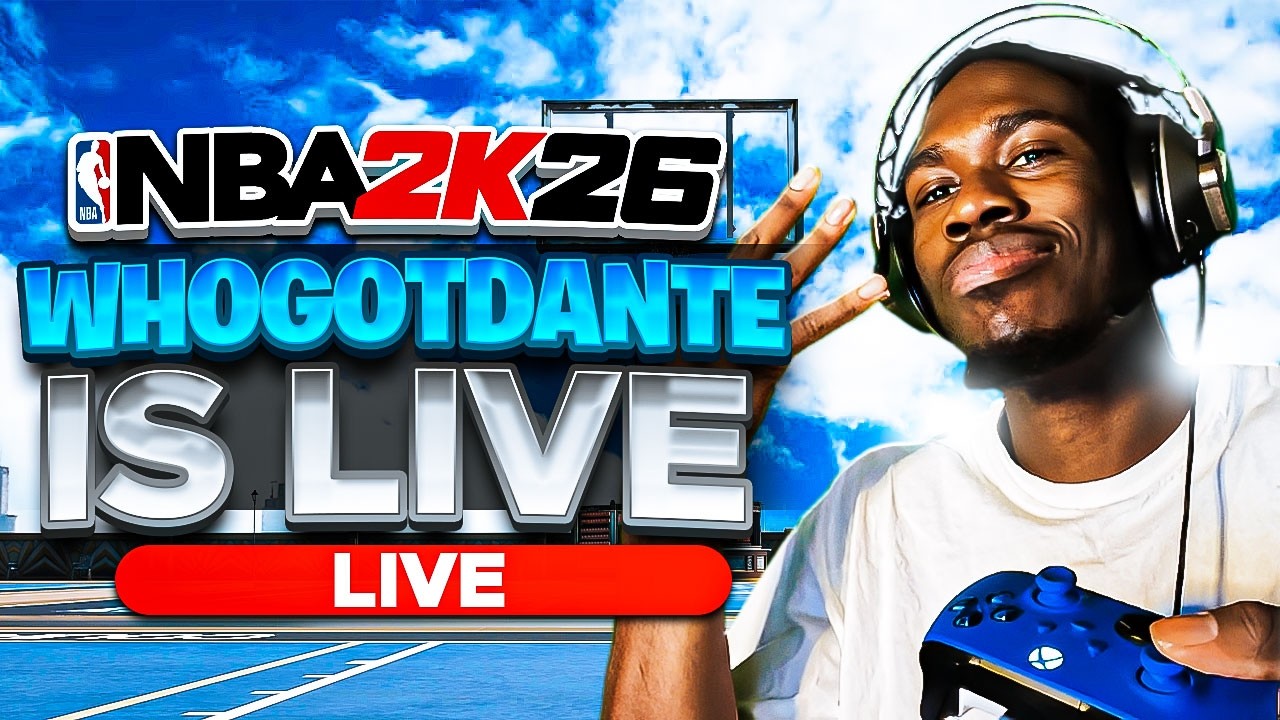 🚨WHOGOTDANTE LIVE!🚨NBA 2K26! 🚨100 GAME WINSTREAK! 😱 BEST ISO CENTER GOING CRAZY in MyPARK🔥