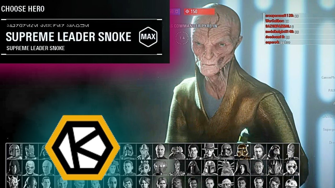 Молния Сноука ПОЛНОСТЬЮ СЛОМАНА | HvV | Star Wars Battlefront 2