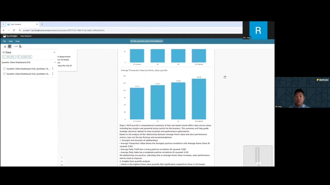 Using Amazon Q Scenarios for Data Analysis - Take30 with a BI Expert