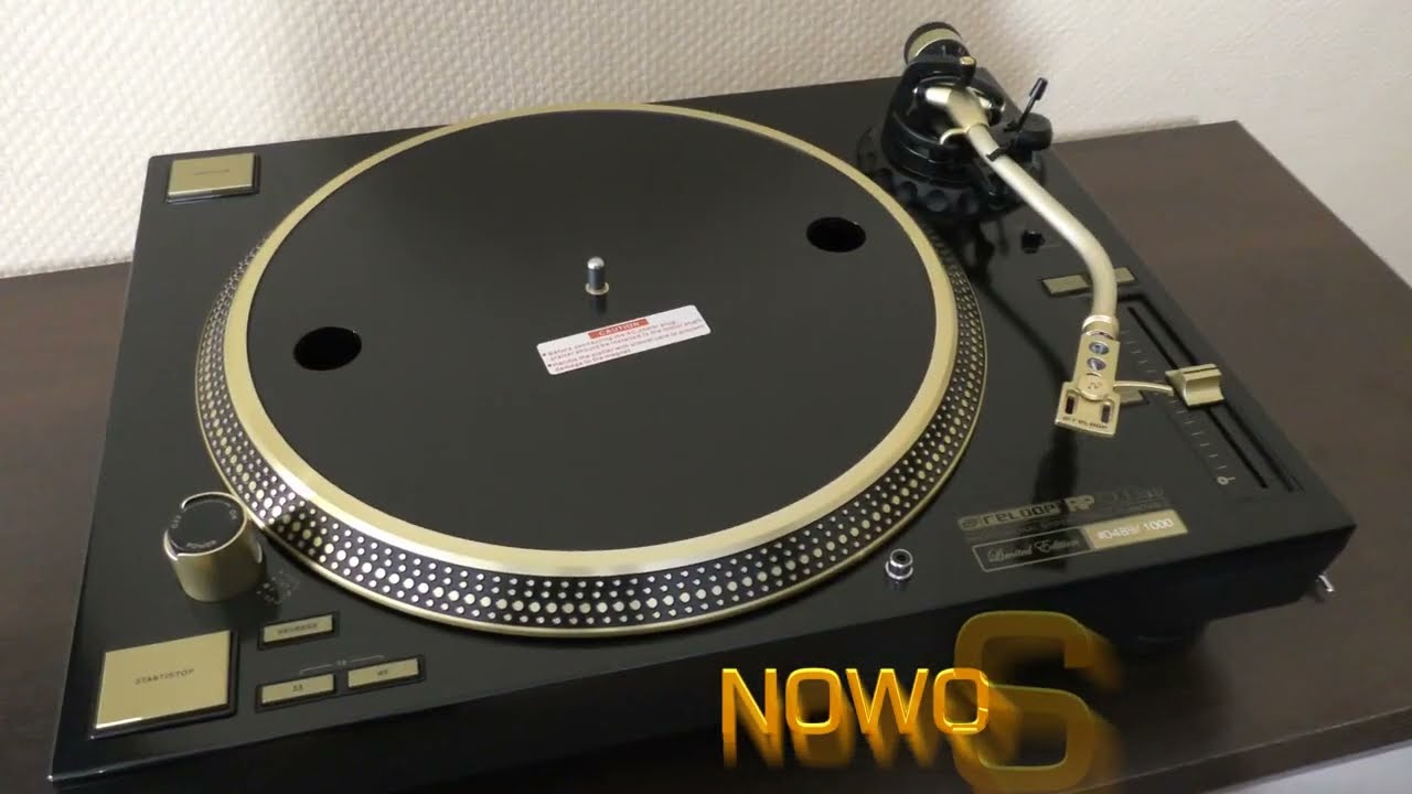 Reloop RP-7000 GLD Limited Edition 489/1000 unboxing Turntable Gramofon Gold edition 20 years Ortofo