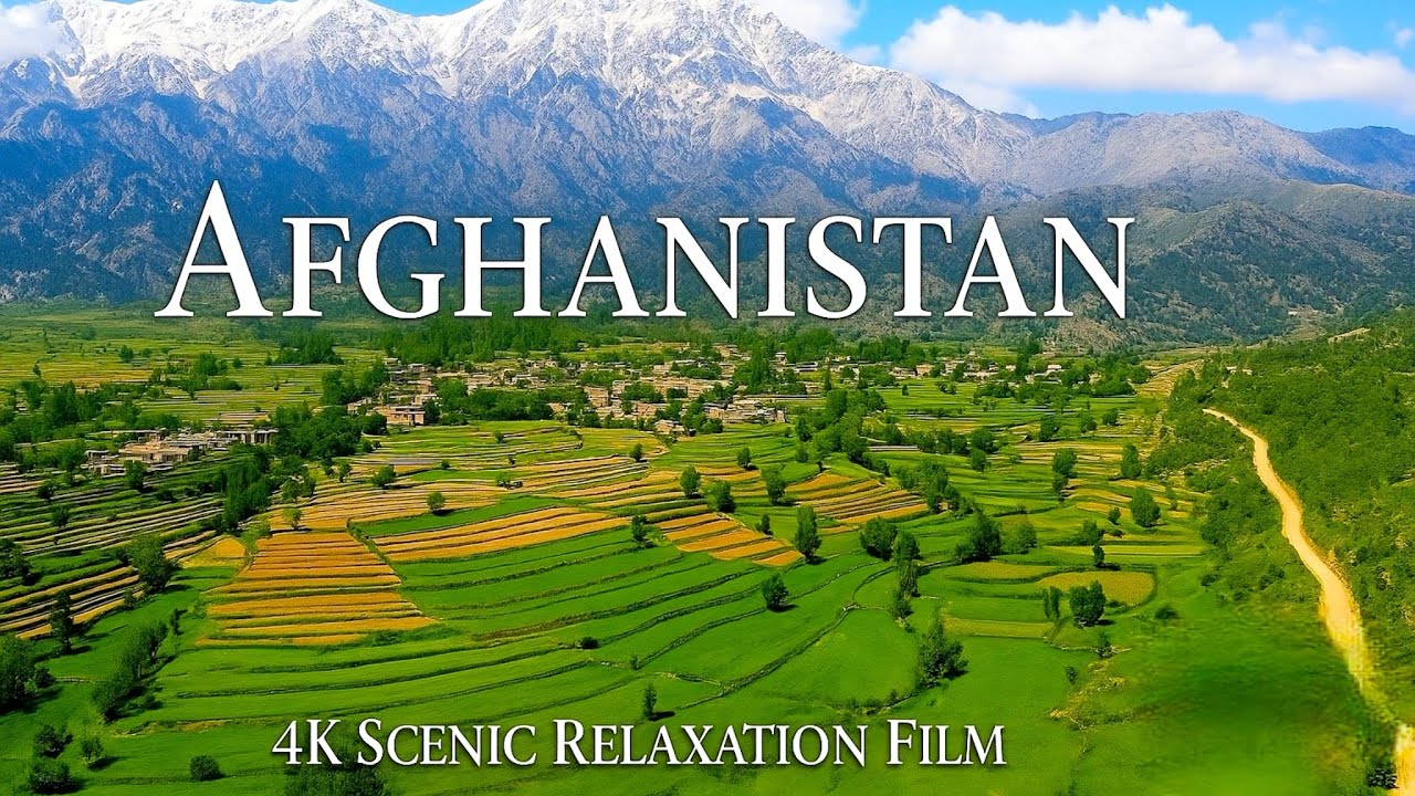 Afghanistan 4K Scenic Relaxation Film With Calming Music | Jalalabad, Afghanistan