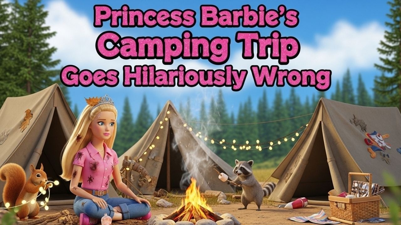 Barbie's Camping Trip Goes Hilariously Wrong - Barbie Stories for Kids #barbiestory