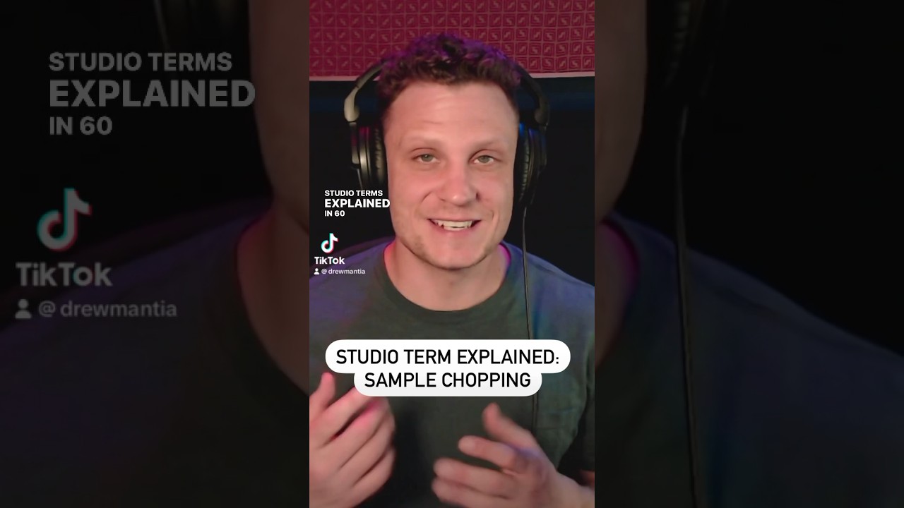 Studio term explained: sample chopping #musicindustrytips #audioengineering #musicianlife