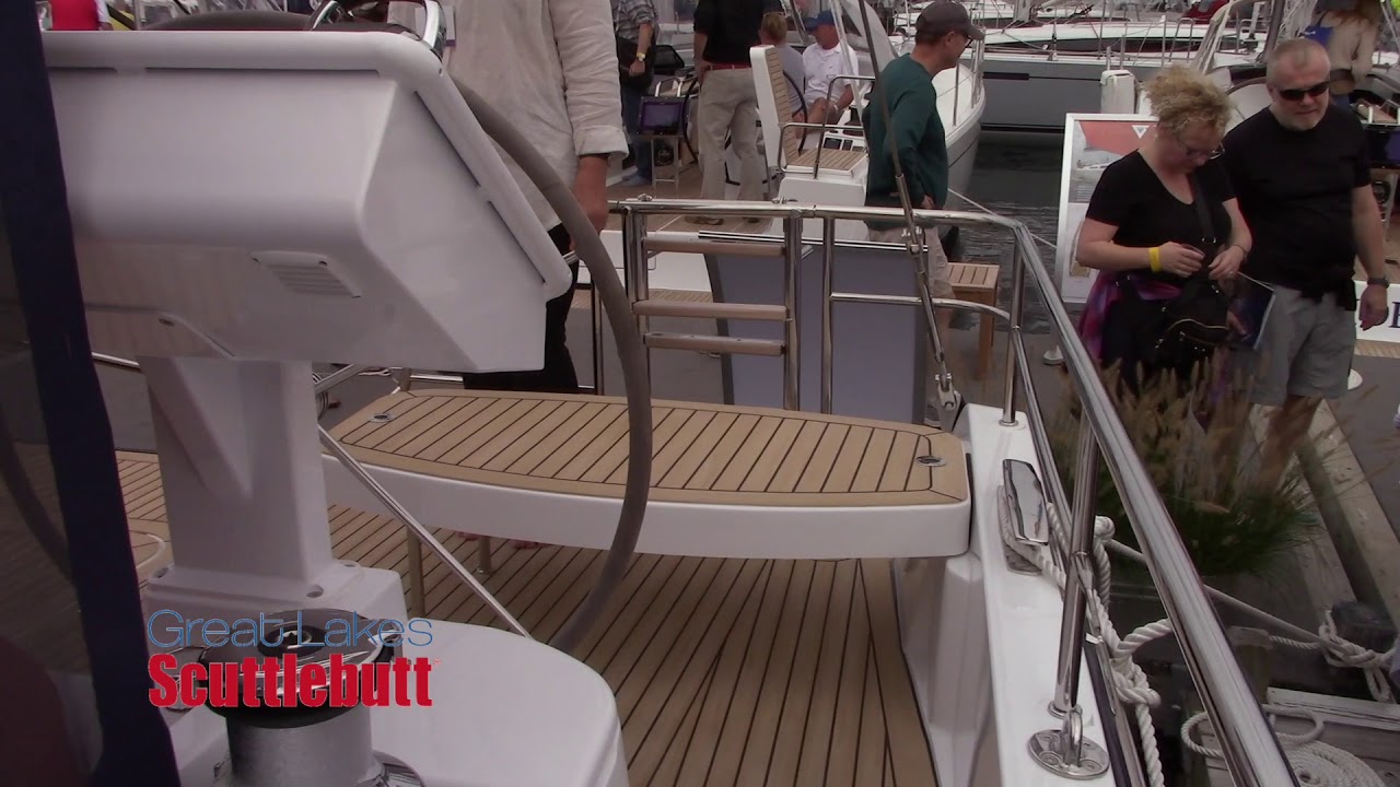 Walkthrough the NEW Moody 54DS! @ The 2019 Newport Int'l Boat Show!