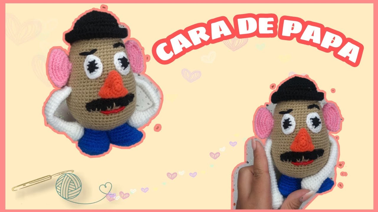 señor cara de papa a crochet (parte final)
