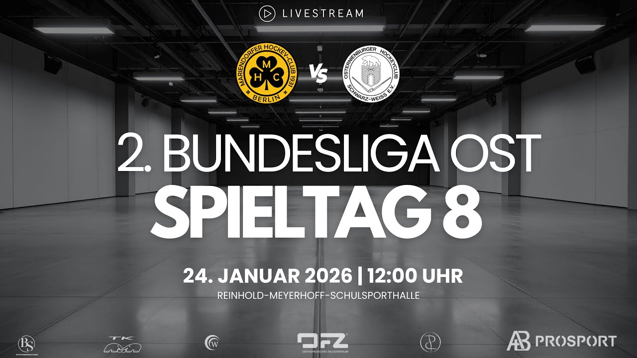 8. Spieltag | MHC - OHC | Hallenhockey | 2. Bundesliga OST - DAMEN