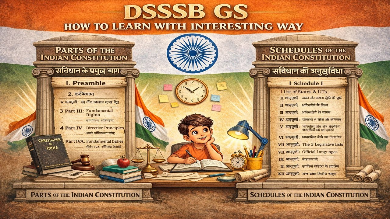 DSSSB Exam 2026 Strategy | Indian Polity & Modern History from Zero to Strong Base
