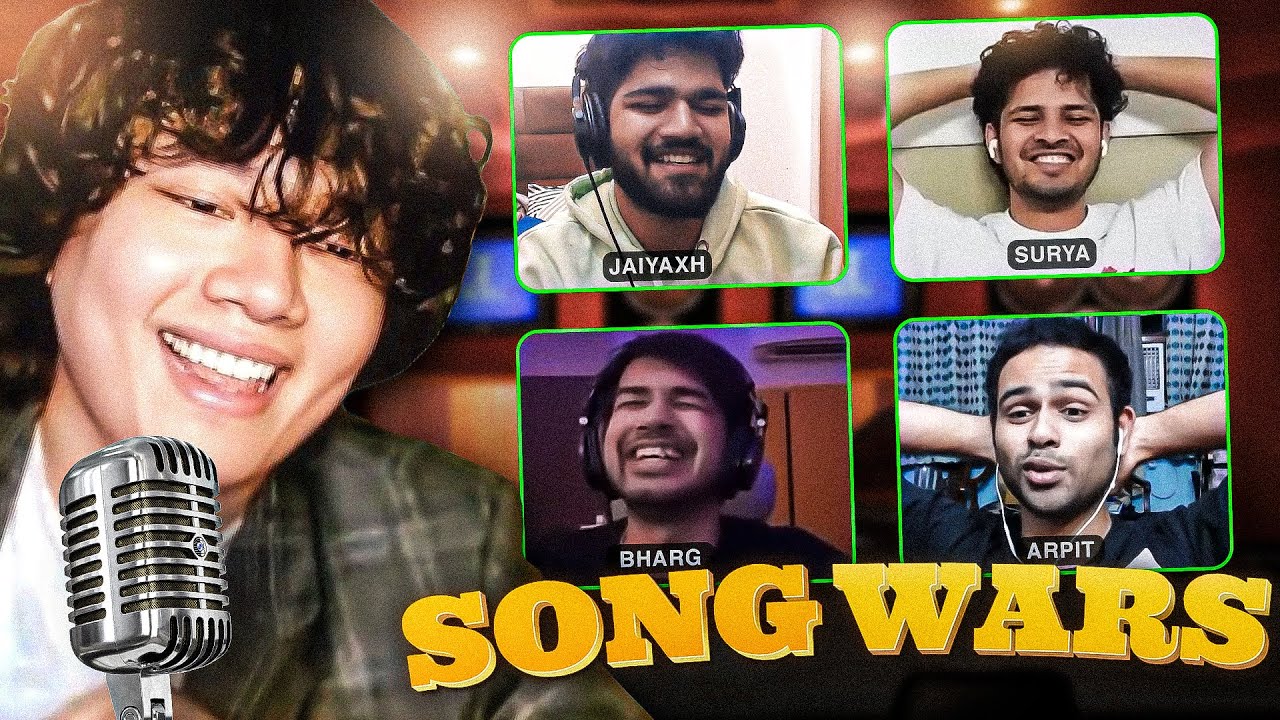 SONG WARS FT ARPIT BALA, JAIYAXH, SUNRAYBEE, BHARG KALE.