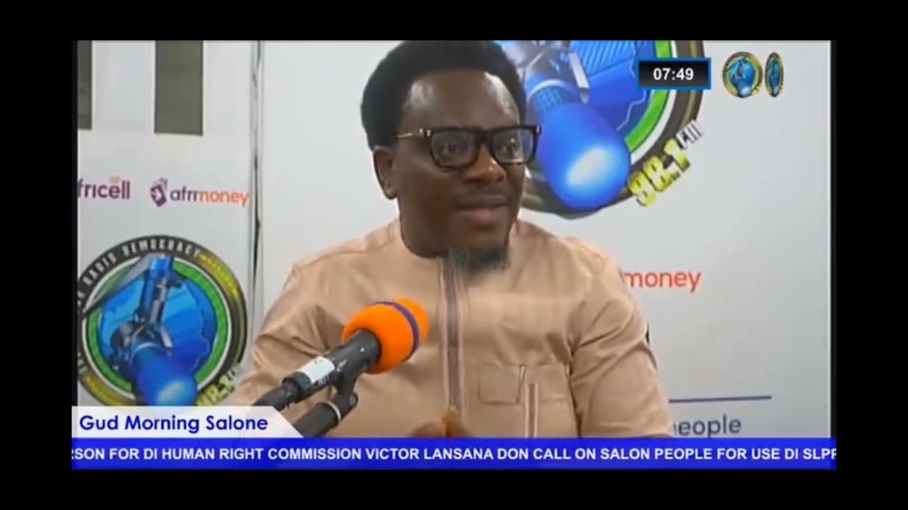 Honorable Paran Tarawallie On Good Morning Salone Before Opening of 6th Parliament of Sierra Leone
