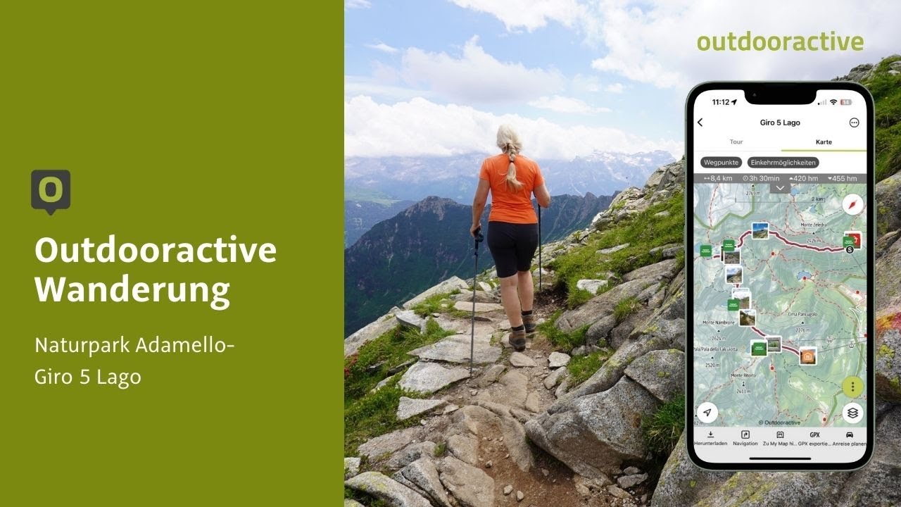 #outdooractivetour Naturpark Adamello-Brenta - Giro 5 Lago